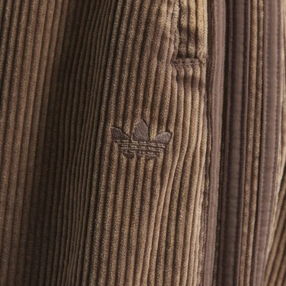 adidas Originals Brown Corduroy Track Pants. Earth Strata